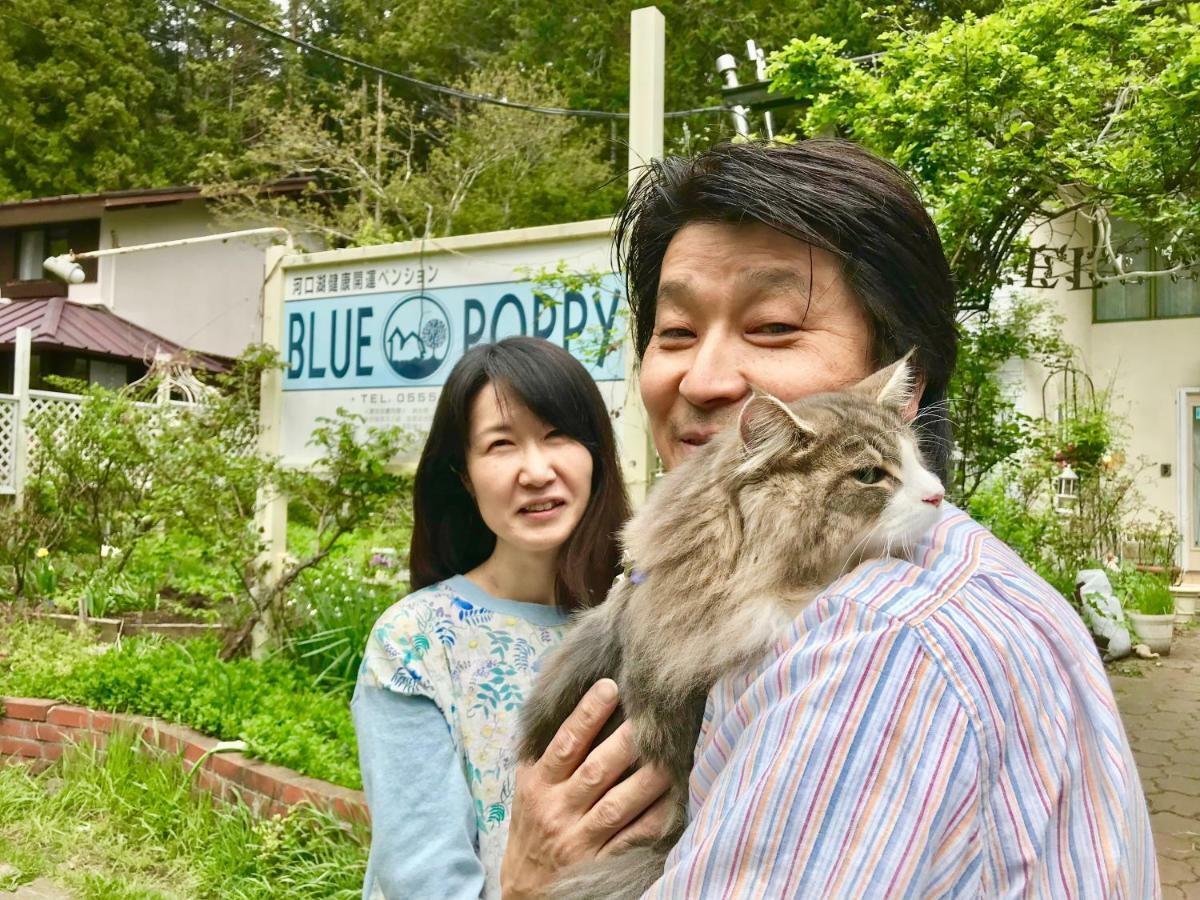 Mt Fuji Cat&Dog&Spa Pension Blue Poppy Fujikawaguchiko Exterior foto